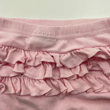 Load image into Gallery viewer, Girls Marquise, pink cotton ruffle bloomer / nappy cover, EUC, size 00,  