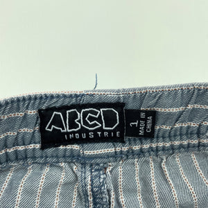Boys ABCD Industrie, lightweight cotton shorts, elasticated, FUC, size 1,  