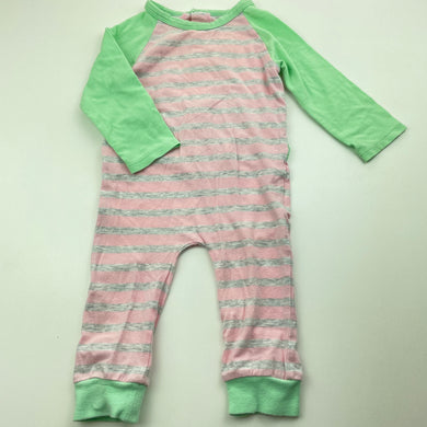 Girls Seed, lightweight stretchy striped romper, GUC, size 00,  