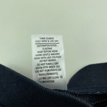 Load image into Gallery viewer, Girls Target, dark stretch denim leggings / bottoms, elasticated, EUC, size 000,  