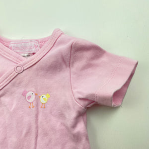 Girls Little Bundles, pink cotton top, chicks, FUC, size 0000,  