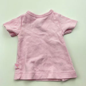 Girls Little Bundles, pink cotton top, chicks, FUC, size 0000,  