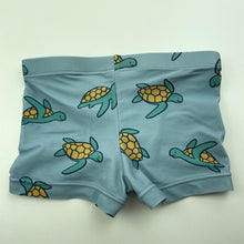 Load image into Gallery viewer, Boys Anko, blue swim shorts, turtles, FUC, size 2,  