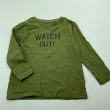 Load image into Gallery viewer, Boys Anko, khaki cotton long sleeve top, GUC, size 2,  