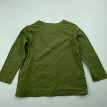 Load image into Gallery viewer, Boys Anko, khaki cotton long sleeve top, GUC, size 2,  
