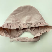 Load image into Gallery viewer, Girls Baby Berry, pink velour hat / bonnet, EUC, size 000-00,  
