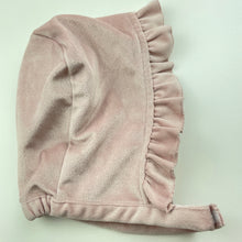 Load image into Gallery viewer, Girls Baby Berry, pink velour hat / bonnet, EUC, size 000-00,  