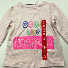 Load image into Gallery viewer, Girls Favourites, cotton long sleeve top, grandad, NEW, size 1,  