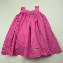 Load image into Gallery viewer, Girls Pumpkin Patch, lined cotton summer dress, marks lower back, FUC, size 1, L: 48cm