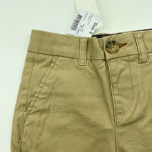 Load image into Gallery viewer, Boys Anko, stretch cotton chino shorts, adjustable, NEW, size 2,  