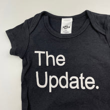 Load image into Gallery viewer, unisex Baby Berry, grey cotton bodysuit / romper, GUC, size 00,  