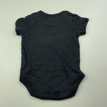 Load image into Gallery viewer, unisex Baby Berry, grey cotton bodysuit / romper, GUC, size 00,  