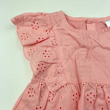 Load image into Gallery viewer, Girls Target, lined broderie cotton top, EUC, size 1,  