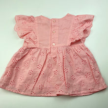 Load image into Gallery viewer, Girls Target, lined broderie cotton top, EUC, size 1,  