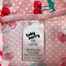 Load image into Gallery viewer, Girls Baby Berry, long sleeve swim one-piece, EUC, size 00,  