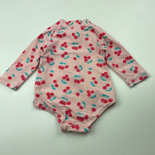 Load image into Gallery viewer, Girls Baby Berry, long sleeve swim one-piece, EUC, size 00,  