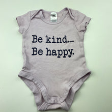 Load image into Gallery viewer, Girls Baby Berry, lilac cotton bodysuit / romper, GUC, size 0,  