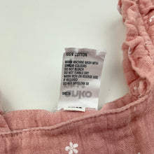 Load image into Gallery viewer, Girls Anko, pink floral crinkle cotton top, GUC, size 1,  