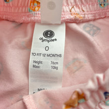 Load image into Gallery viewer, Girls Dymples, lightweight stretchy shorts, elasticated, teapots, EUC, size 0,  
