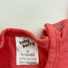 Load image into Gallery viewer, Girls Baby Berry, cotton ruffle t-shirt / top, GUC, size 0,  