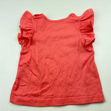 Load image into Gallery viewer, Girls Baby Berry, cotton ruffle t-shirt / top, GUC, size 0,  