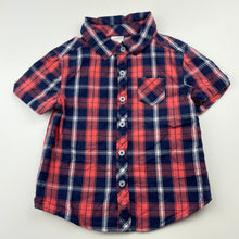 Load image into Gallery viewer, Boys H&amp;T, lightweight cotton short sleeve shirt, GUC, size 1,  