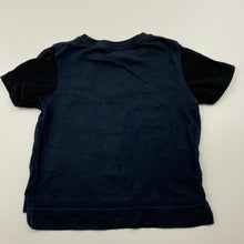 Load image into Gallery viewer, Boys Indie, navy cotton t-shirt / top, FUC, size 000,  
