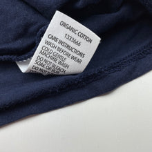 Load image into Gallery viewer, Girls Brilliant Basics, navy organic cotton t-shirt / top, GUC, size 1,  