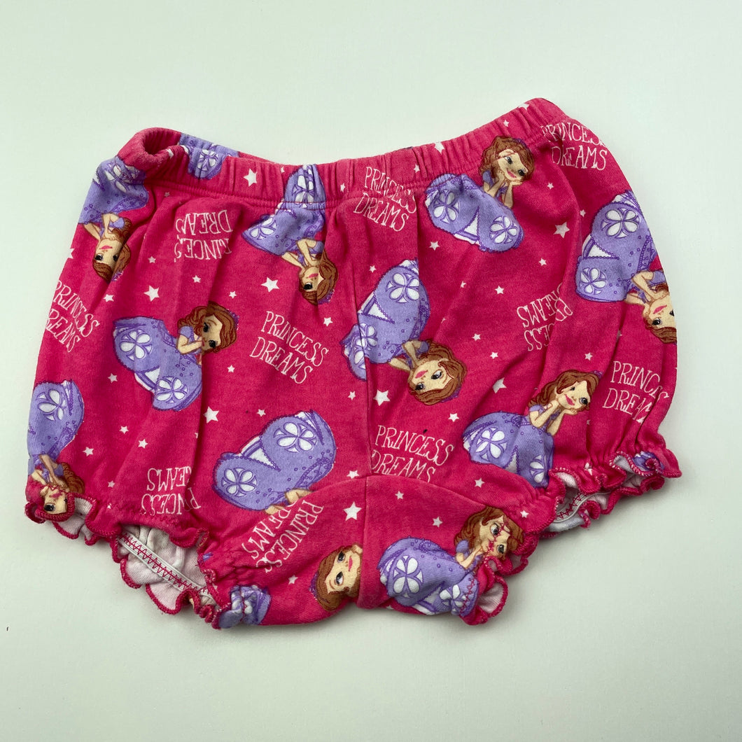 Girls Disney, Princess cotton pyjama shorts, GUC, size 0,  