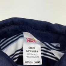 Load image into Gallery viewer, Boys Ollie's Place, striped polo romper, EUC, size 0000,  