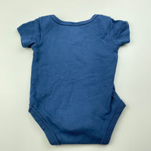Load image into Gallery viewer, unisex Target, blue cotton bodysuit / romper, GUC, size 0000,  