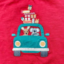 Load image into Gallery viewer, Boys purebaby, organic cotton Christmas t-shirt / top, GUC, size 1,  
