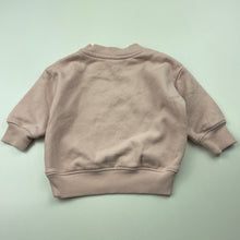 Load image into Gallery viewer, Girls Baby Berry, pink fleece lined sweater / jumper, GUC, size 0,  