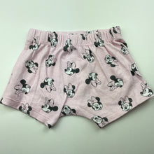 Load image into Gallery viewer, Girls Disney, Minnie Mouse cotton shorts, elasticated, EUC, size 0,  
