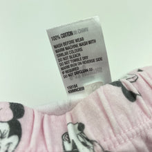 Load image into Gallery viewer, Girls Disney, Minnie Mouse cotton shorts, elasticated, EUC, size 0,  