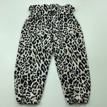 Load image into Gallery viewer, Girls SHEIN, lightweight stretchy leopard pants, elasticated, EUC, size 0,  