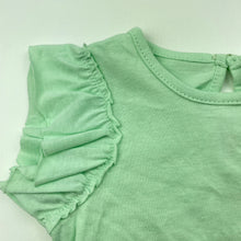 Load image into Gallery viewer, Girls Baby Berry, green cotton t-shirt / top, NEW, size 0,  