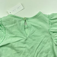 Load image into Gallery viewer, Girls Baby Berry, green cotton t-shirt / top, NEW, size 0,  
