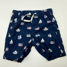 Load image into Gallery viewer, Boys H&amp;M, lightweight cotton shorts, elasticated, fishing, EUC, size 1,  
