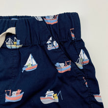 Load image into Gallery viewer, Boys H&amp;M, lightweight cotton shorts, elasticated, fishing, EUC, size 1,  