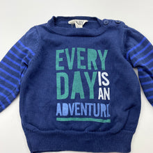 Load image into Gallery viewer, Boys Cotton On, knitted cotton lightweight sweater / jumper, EUC, size 00,  