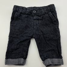 Load image into Gallery viewer, Boys Dymples, grey cotton pants, adjustable, GUC, size 000,  