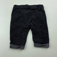 Load image into Gallery viewer, Boys Dymples, grey cotton pants, adjustable, GUC, size 000,  