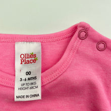 Load image into Gallery viewer, Girls Ollie&#39;s Place, soft feel bodysuit / romper, EUC, size 00,  