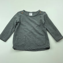 Load image into Gallery viewer, unisex Anko, grey cotton long sleeve top, GUC, size 0,  