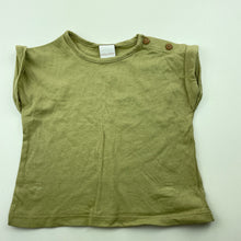 Load image into Gallery viewer, Girls Baby Berry, green cotton t-shirt / top, EUC, size 0,  