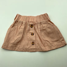 Load image into Gallery viewer, Girls SHEIN, pink cotton skirt, elasticated, EUC, size 00,  