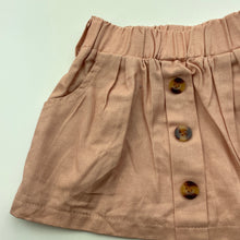 Load image into Gallery viewer, Girls SHEIN, pink cotton skirt, elasticated, EUC, size 00,  