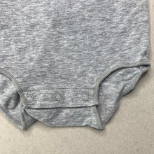 Load image into Gallery viewer, unisex Bonds, grey marle stretchy singletsuit / romper, EUC, size 000,  