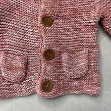 Load image into Gallery viewer, Girls Seed, knitted cotton cardigan / sweater, EUC, size 000,  